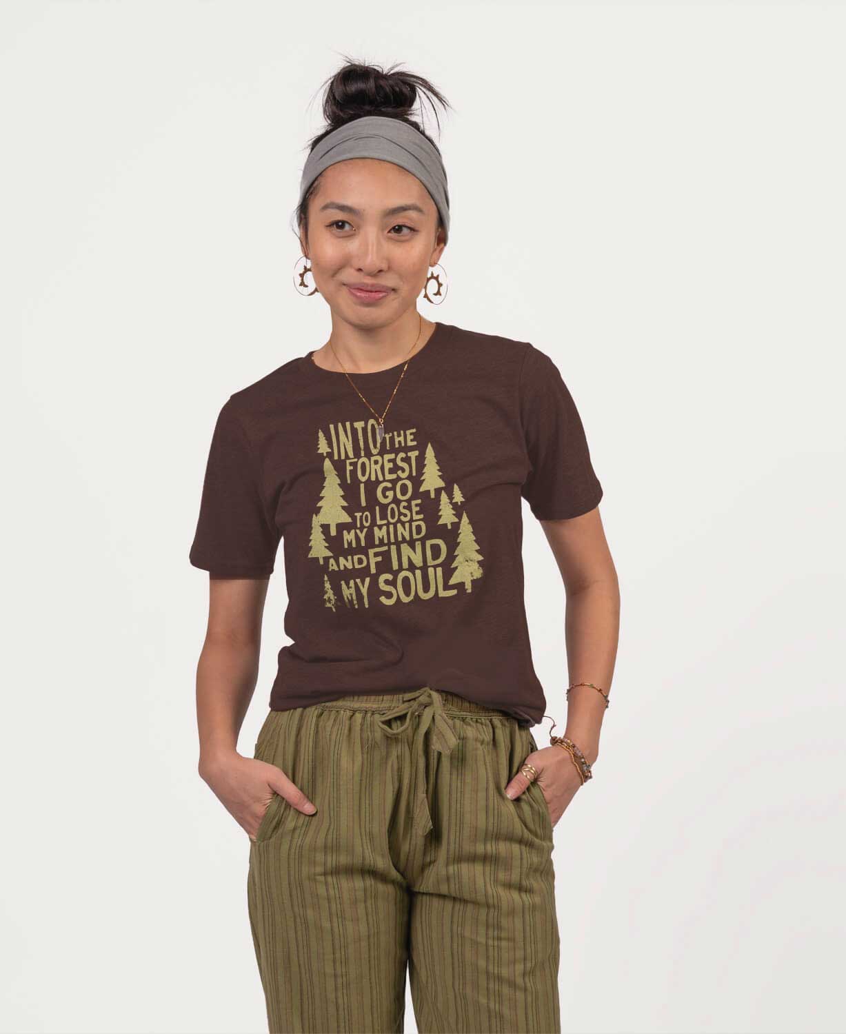 Into the Forest Organic T-Shirt - Unisex Women