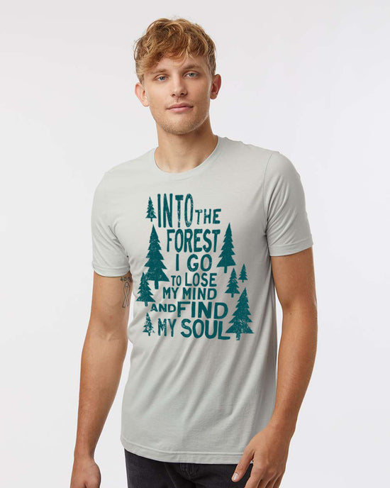 Into the Forest T-Shirt - Unisex - Silver