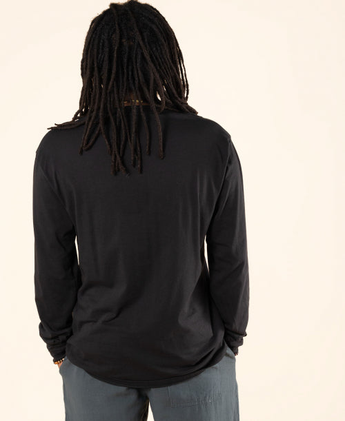 NEW! Peace Out Raccoon on Long Sleeve T-Shirt in Black Men