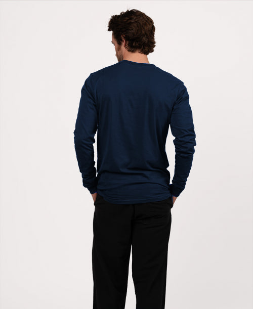 NEW! Tree of Life on Long Sleeve T-Shirt in Navy Men