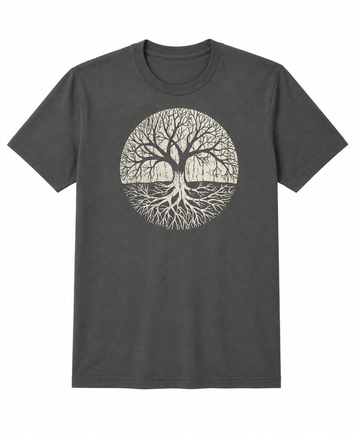 Dark Charcoal Tee tree of life shirt from Soul Flower