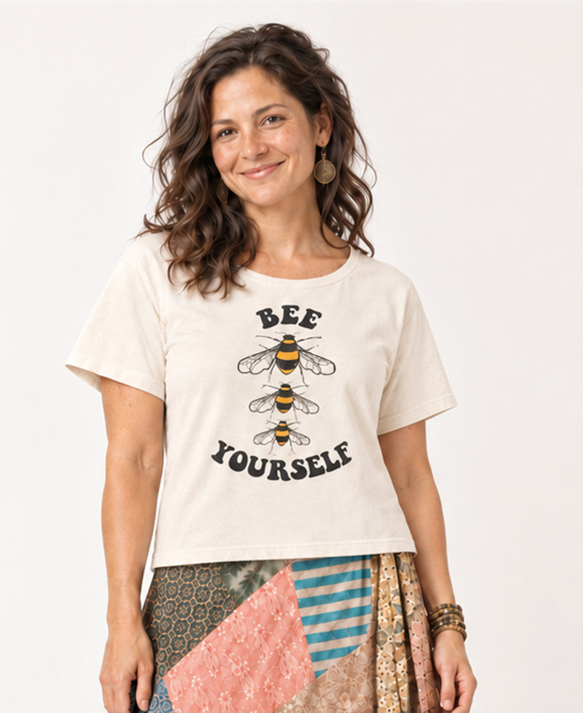 Bee Yourself Women's Boxy Tee Soul Flower