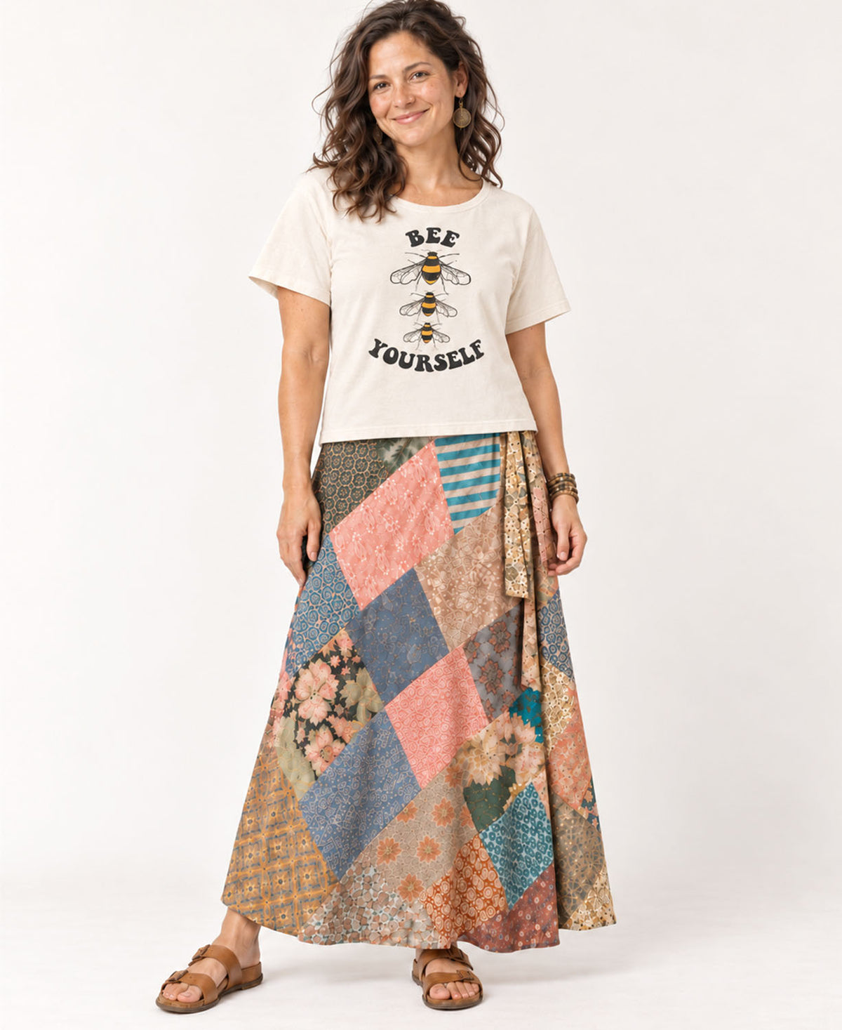 Bee Yourself Women's Boxy Tee Soul Flower