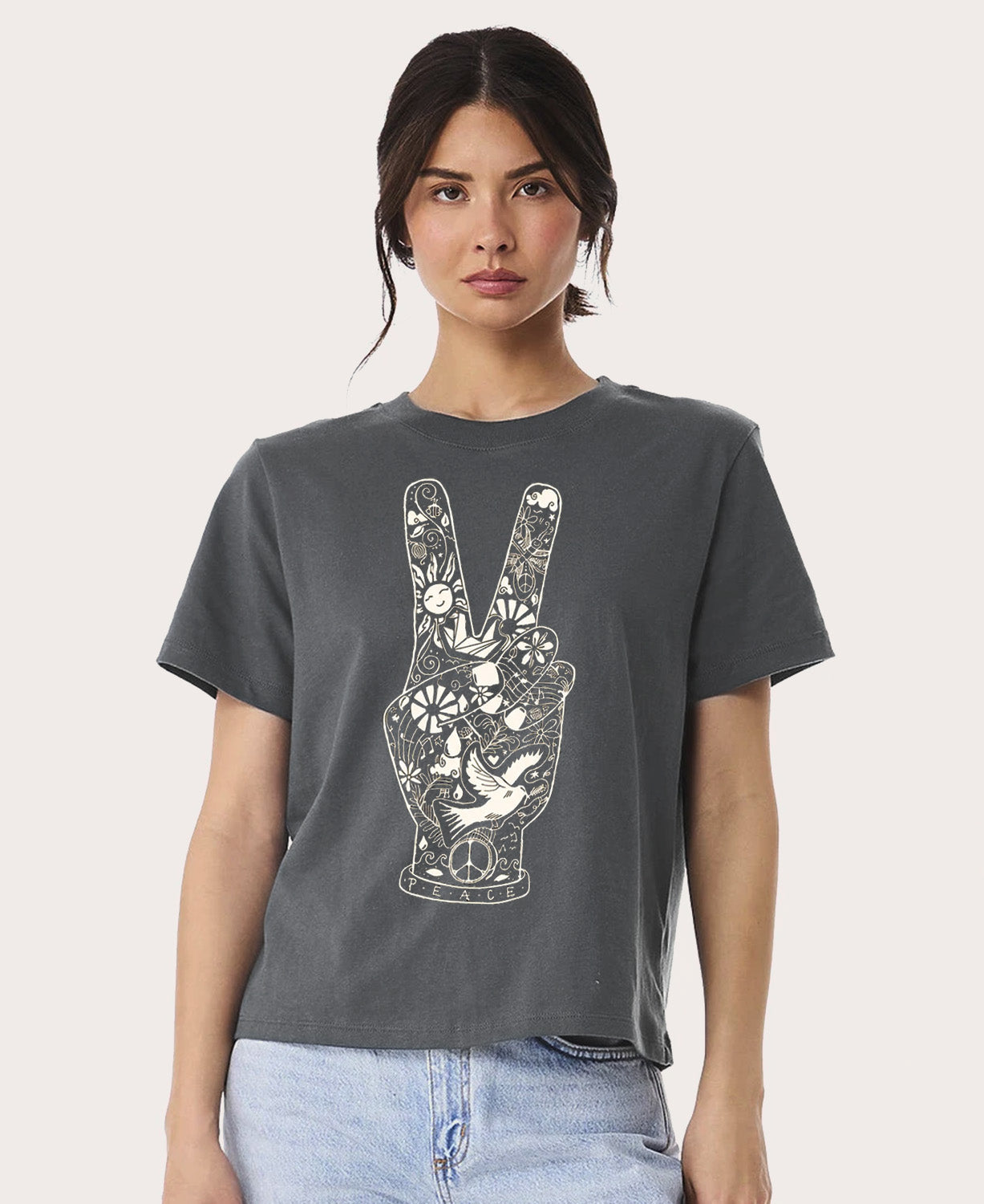 Bee T-Shirt | Women's Retro Bee Tee | Buttermilk