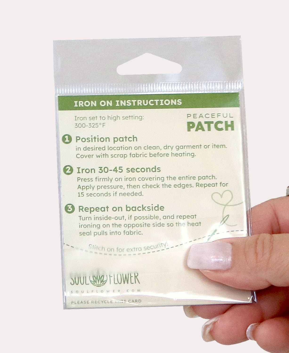 Mushroom Scene Iron-On Patch