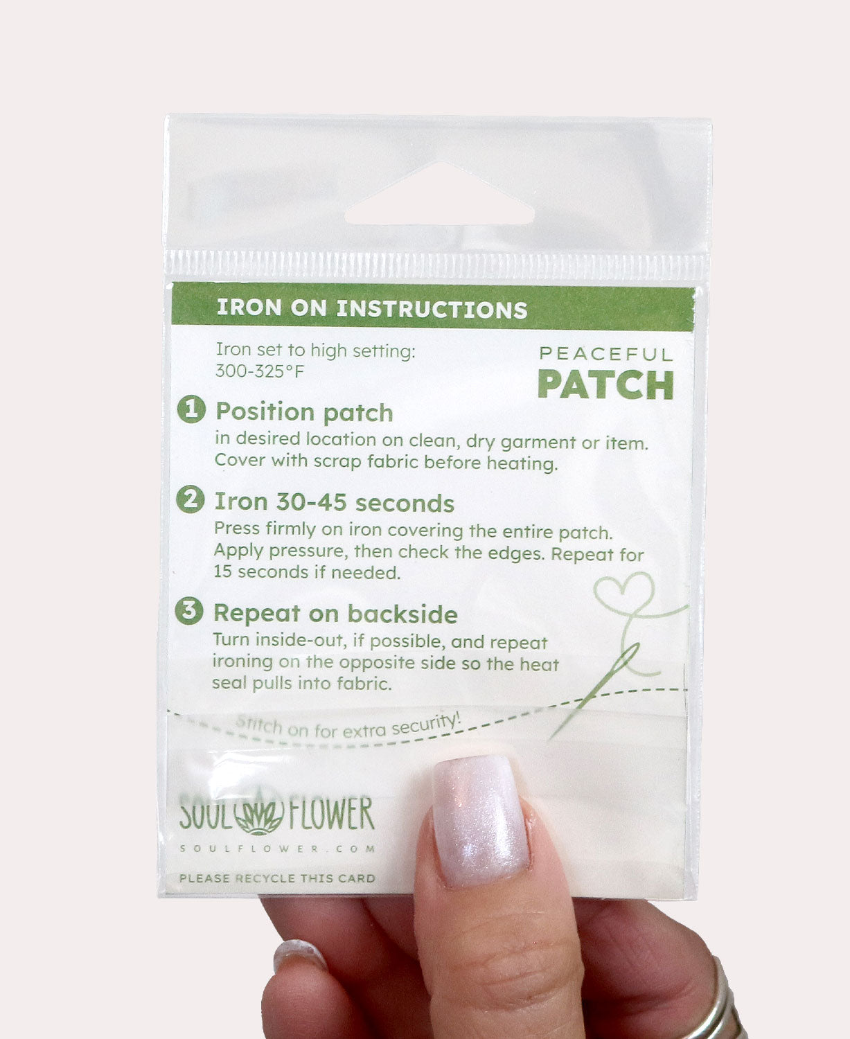 Be Here Now Iron-On Patch