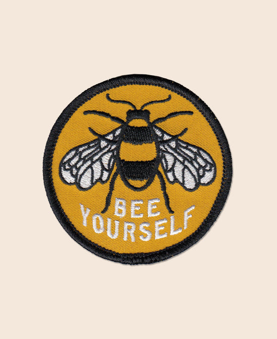 Bee Yourself Iron-On Patch - Bee Yourself Iron-On Patch | Bee Patch | Soul Flower