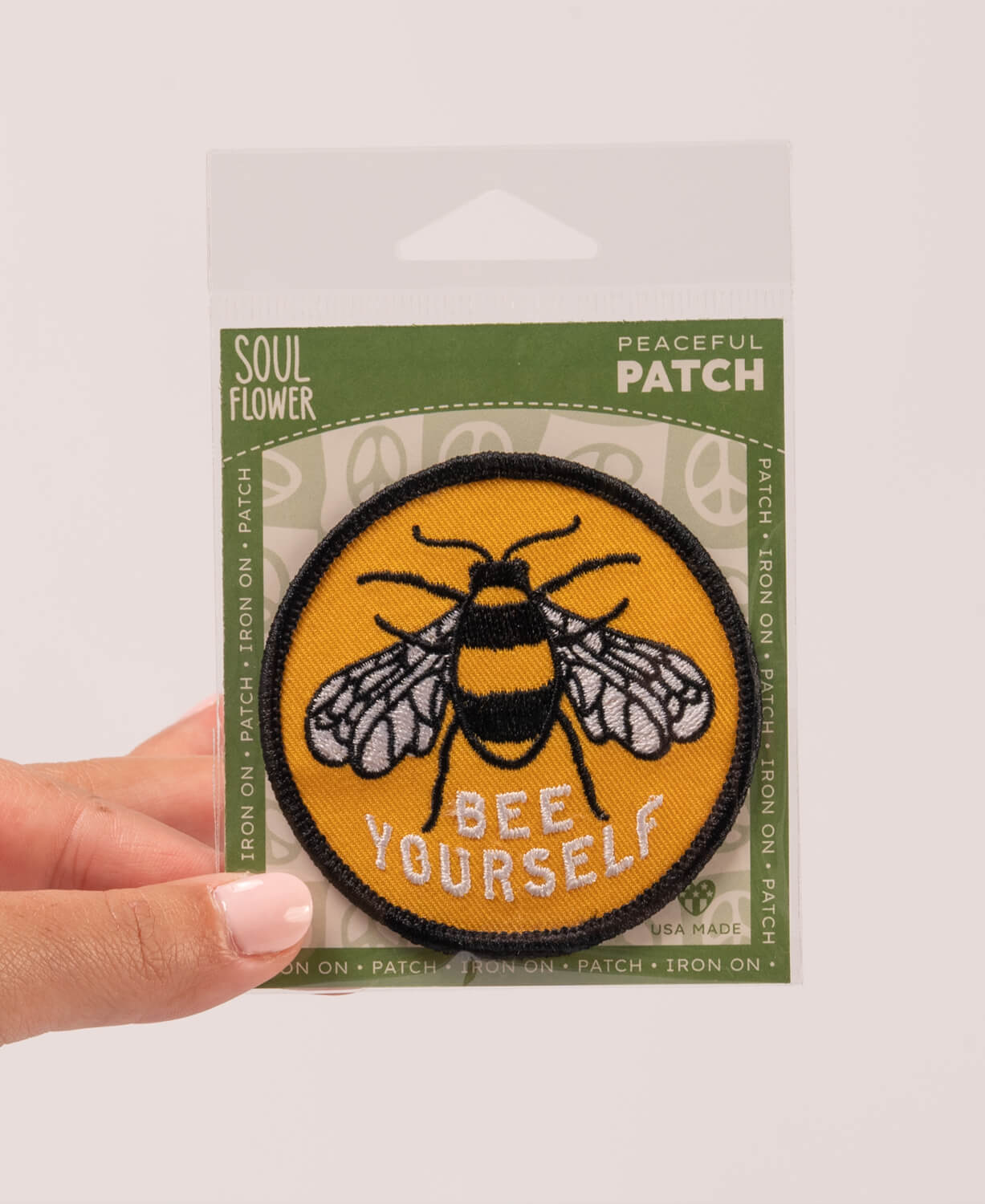 Bee Yourself Iron-On Patch