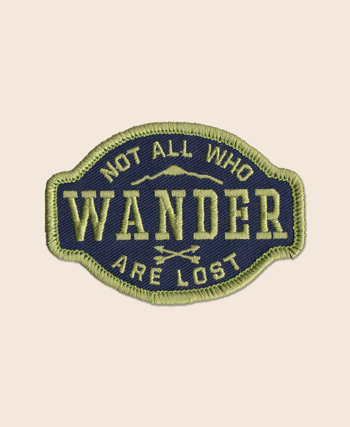 Not All Who Wander Iron-On Patch