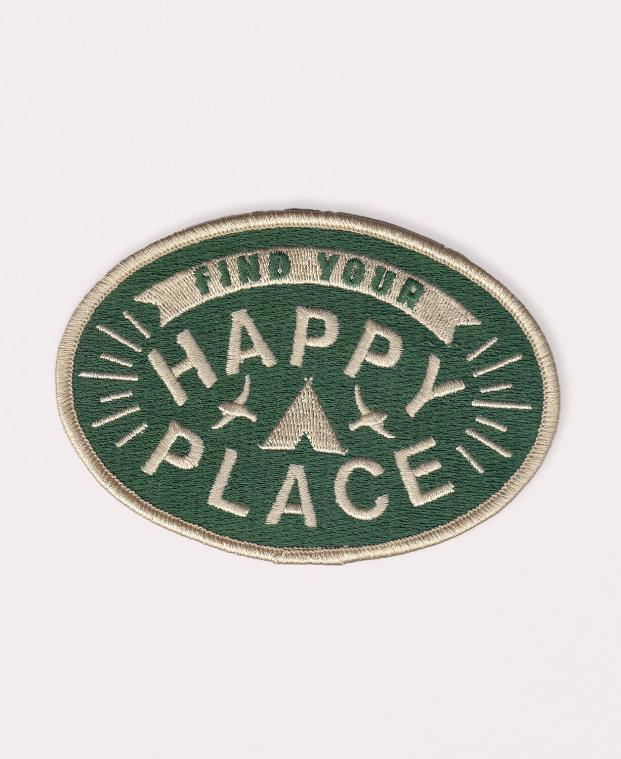 Happy Place Iron-On Patch
