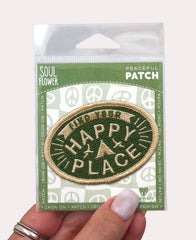Happy Place Iron-On Patch