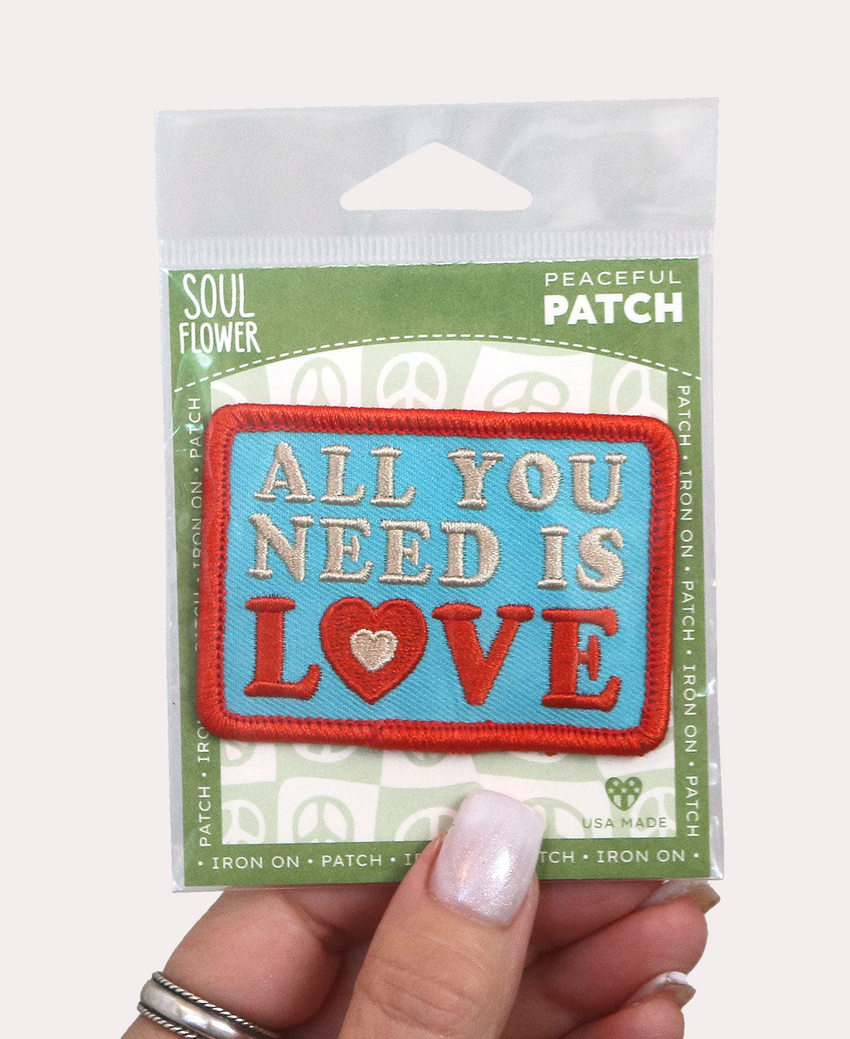 All You Need Is Love Iron-On Patch-1