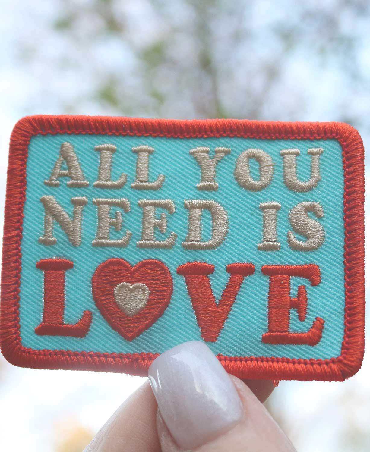All You Need Is Love Iron-On Patch-3