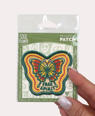 Free Spirit Butterfly Iron-On Patch