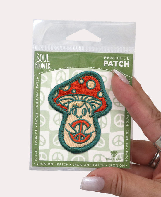 Be Magical Mushroom Iron-On Patch - Cute Mushroom Patch | Shroom Patch | Soul Flower Patches