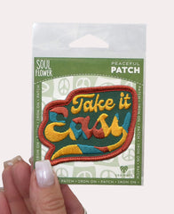 Take it Easy Iron-On Patch