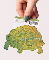 Enjoy the Journey Turtle Sticker
