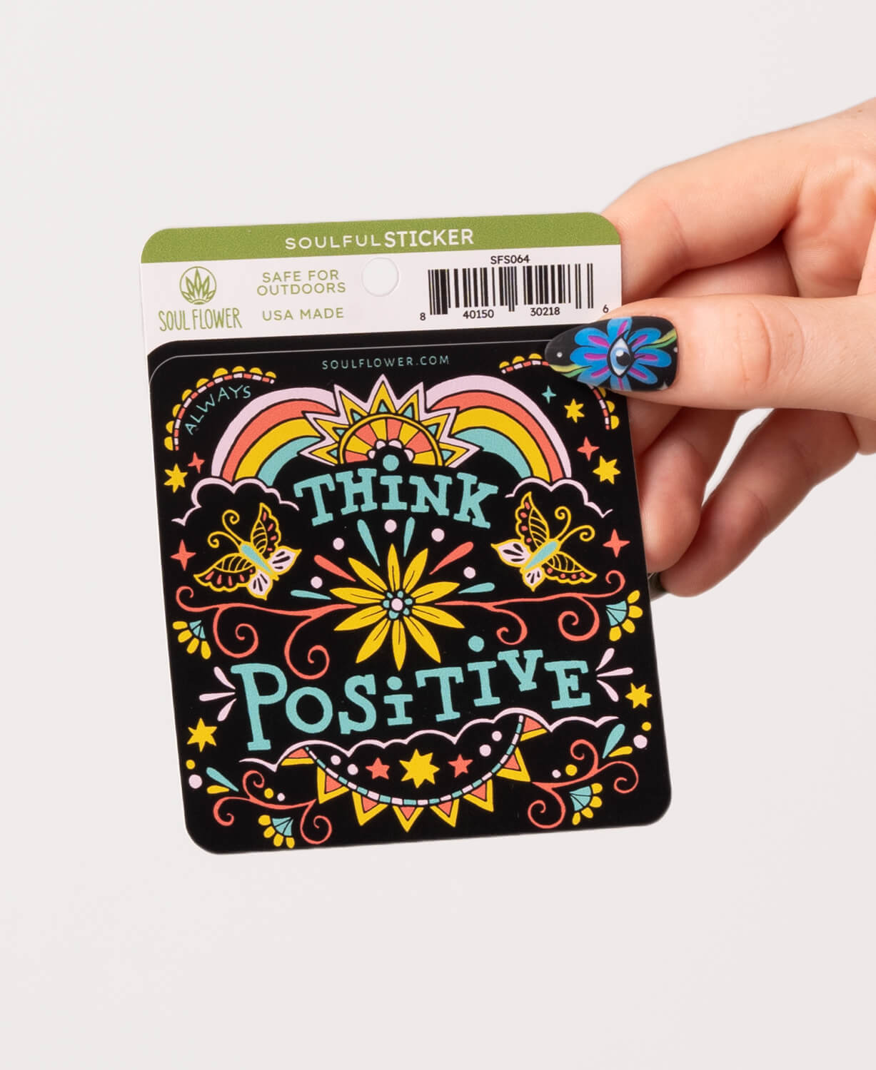 Think Positive Sticker