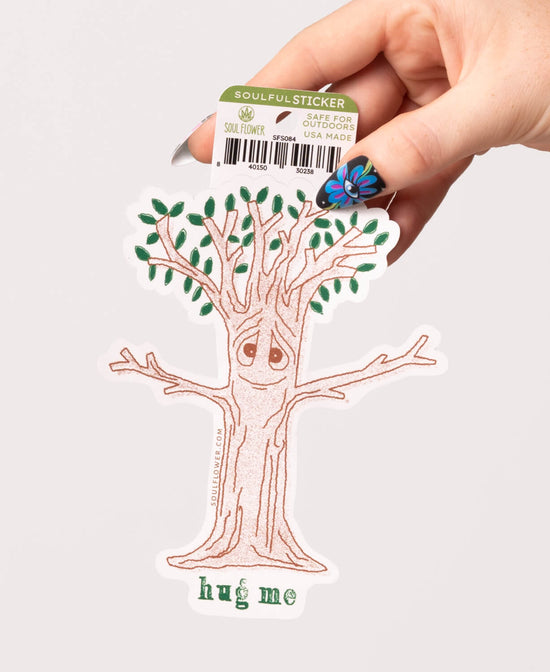 Hug Me Sticker - Hug Me Sticker | Tree Hugger Sticker | Soul Flower