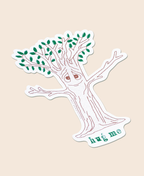 Hug Me Sticker - Hug Me Sticker | Tree Hugger Sticker | Soul Flower