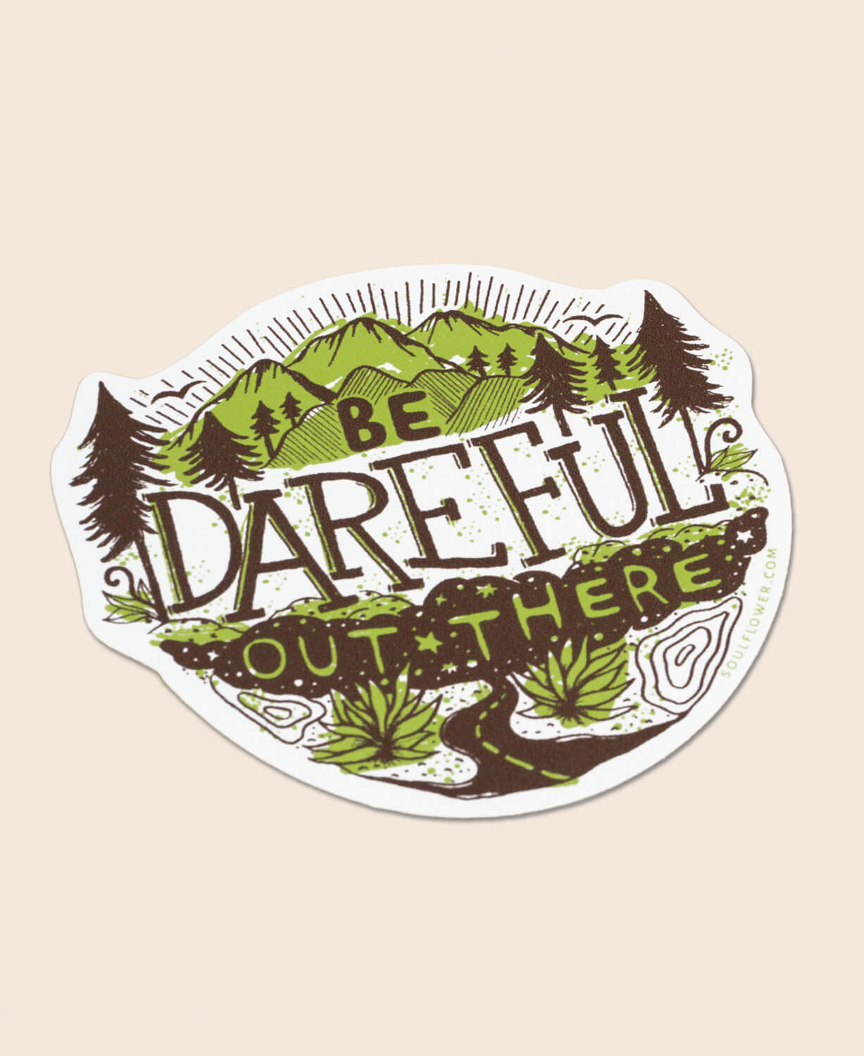 Be Dareful Sticker-1