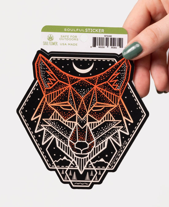 Sacred Fox Sticker - Sacred Fox Sticker | Cute Fox Sticker | Soul Flower