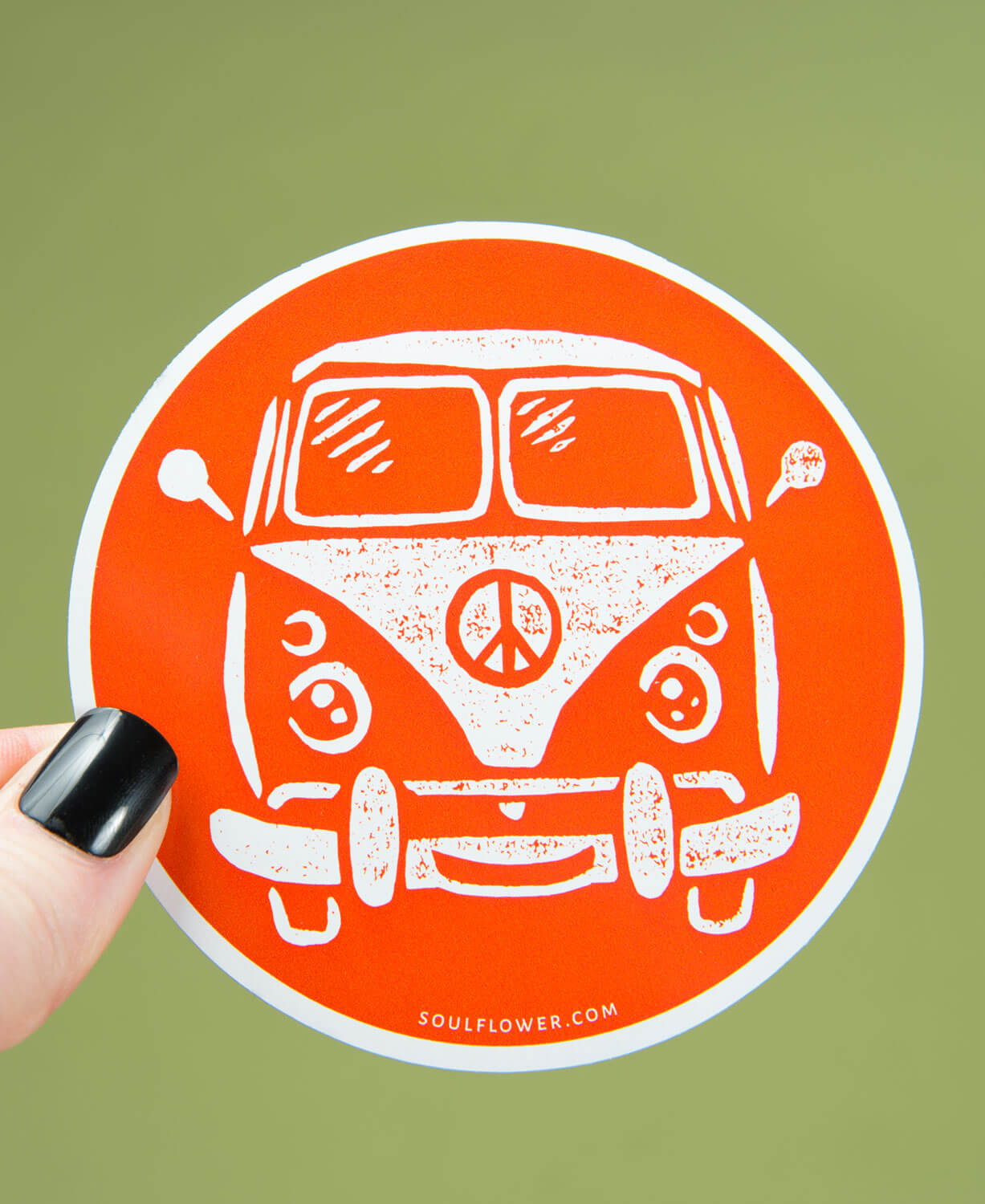 Hippie Bus Sticker