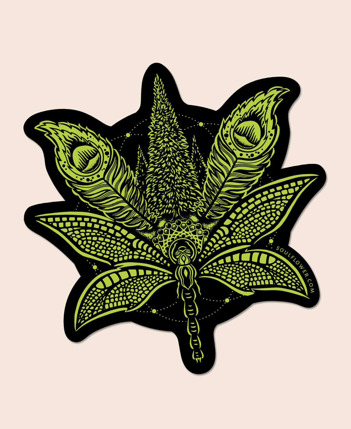Sacred Cannabis Sticker