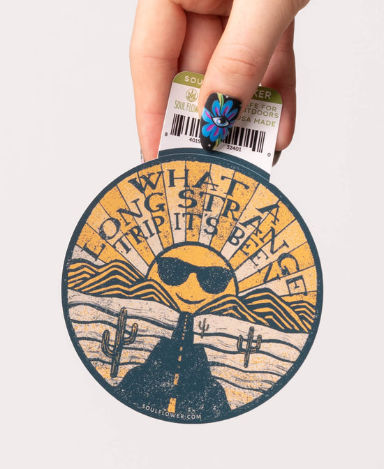 Long Strange Trip Sticker - Long Strange Trip Sticker | Hippie Stickers | Soul Flower