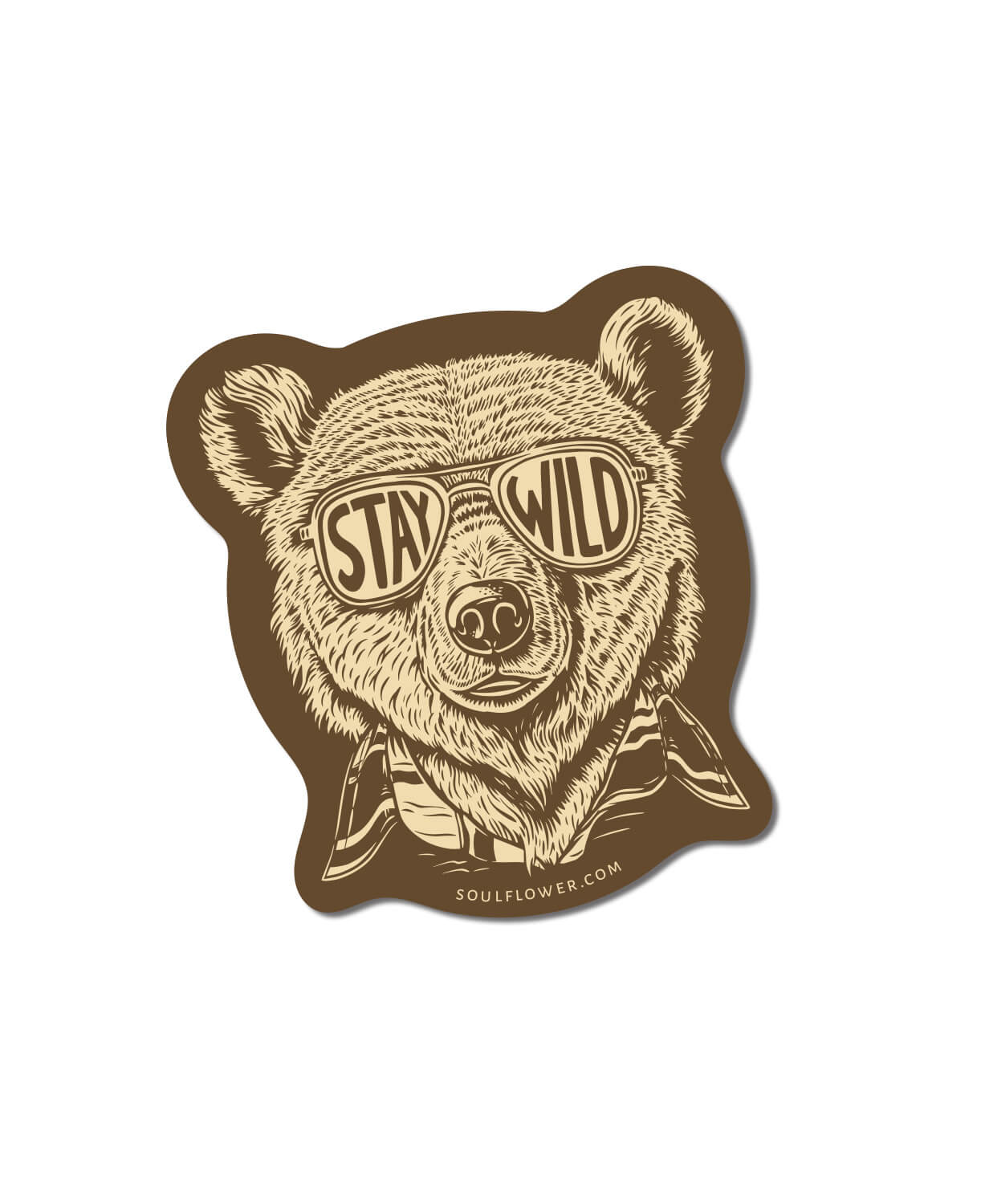 Stay Wild Bear Sticker