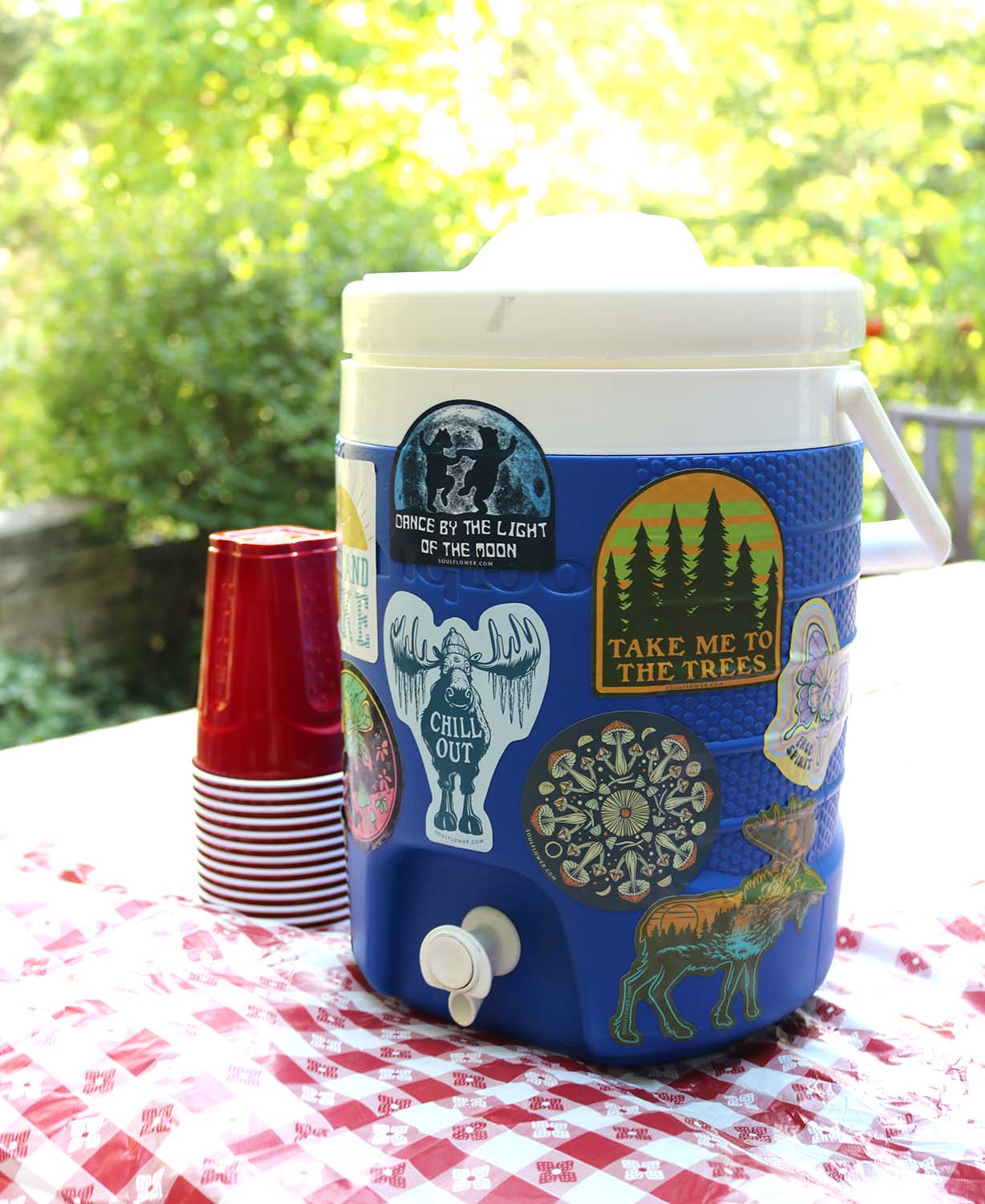 Chill Out Moose Sticker