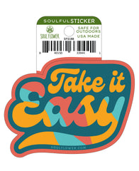 Take it Easy Sticker