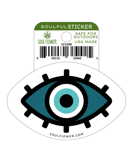 Evil Eye Sticker - Positive Stickers | Hippie Stickers | Soul Flower
