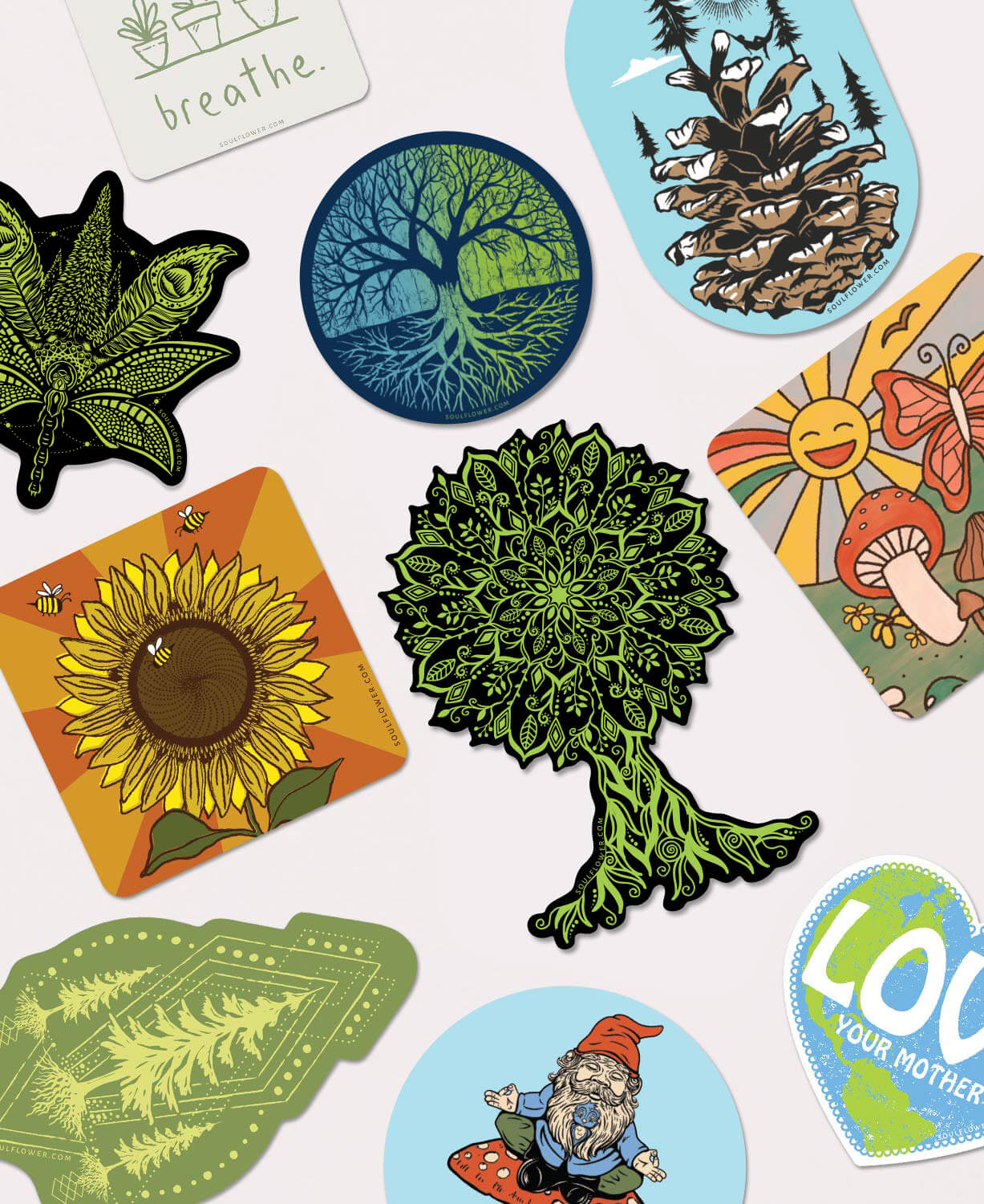 Earth Lover Sticker Pack - 10 Stickers