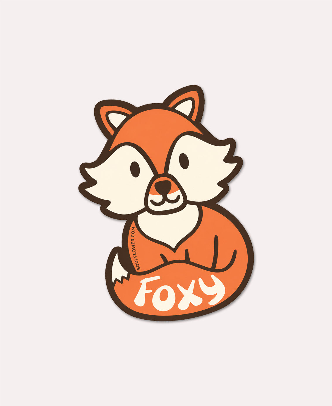 Foxy Sticker - Cute Fox Sticker | Hippie Stickers | Soul Flower