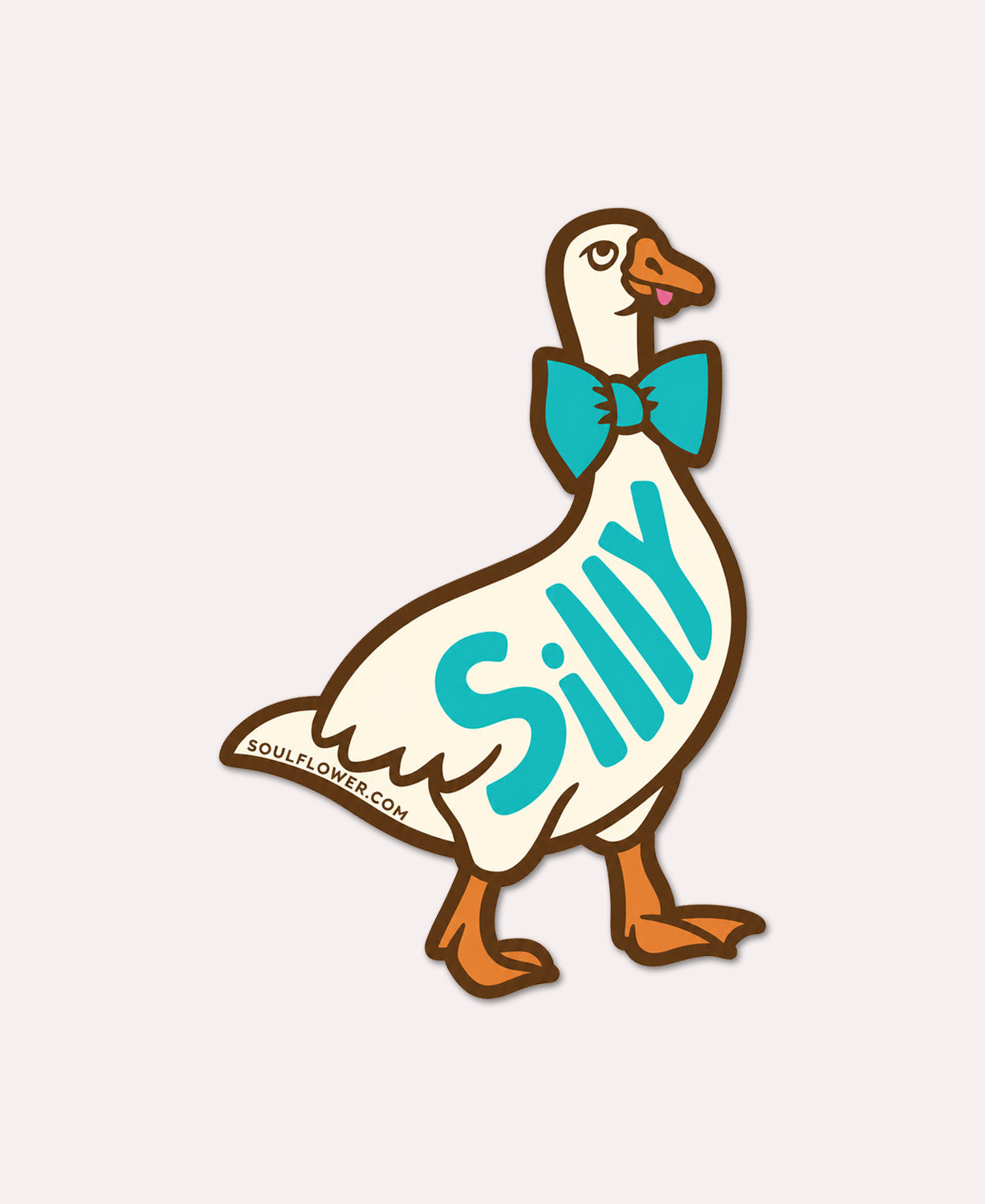 Silly Goose Sticker - Funny Sticker | Cool Stickers | Soul Flower