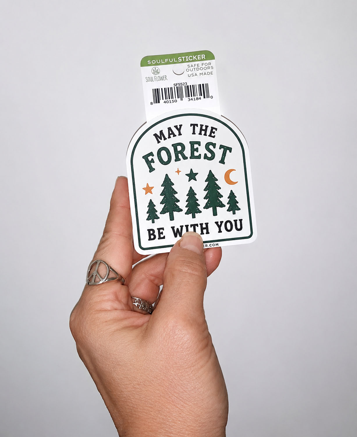 May the Forest be with You - Camping Sticker | Hippie Stickers | Soul Flower