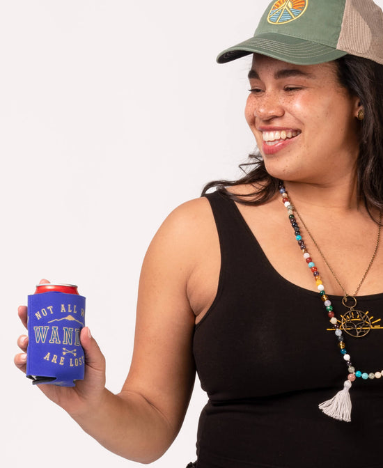 Not All Who Wander Coozie - Wander Drink Coozie | Cool Coozies | Soul Flower