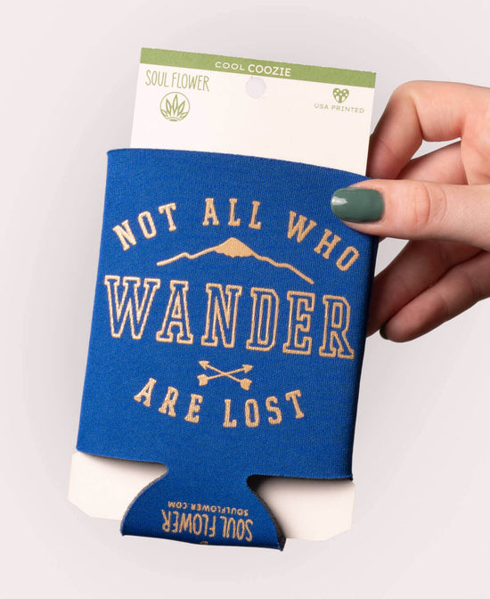 Not All Who Wander Coozie - Wander Drink Coozie | Cool Coozies | Soul Flower