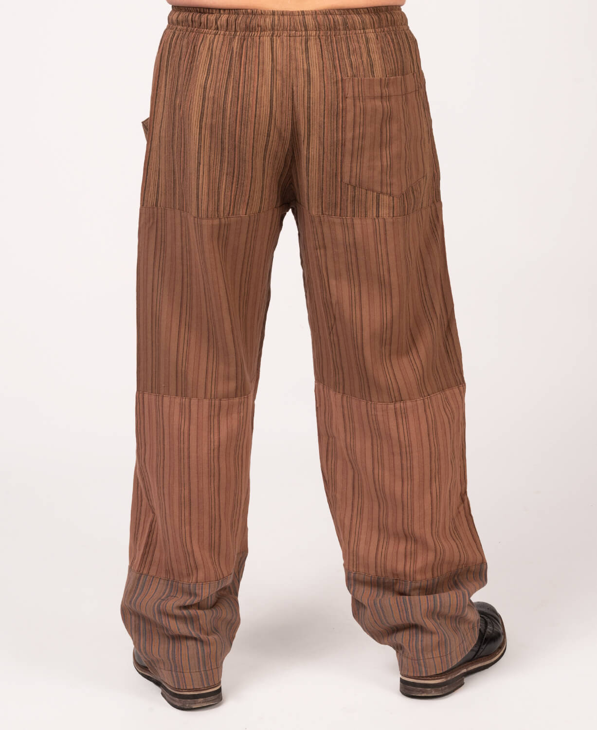 Patchwork Pants - Brown Men