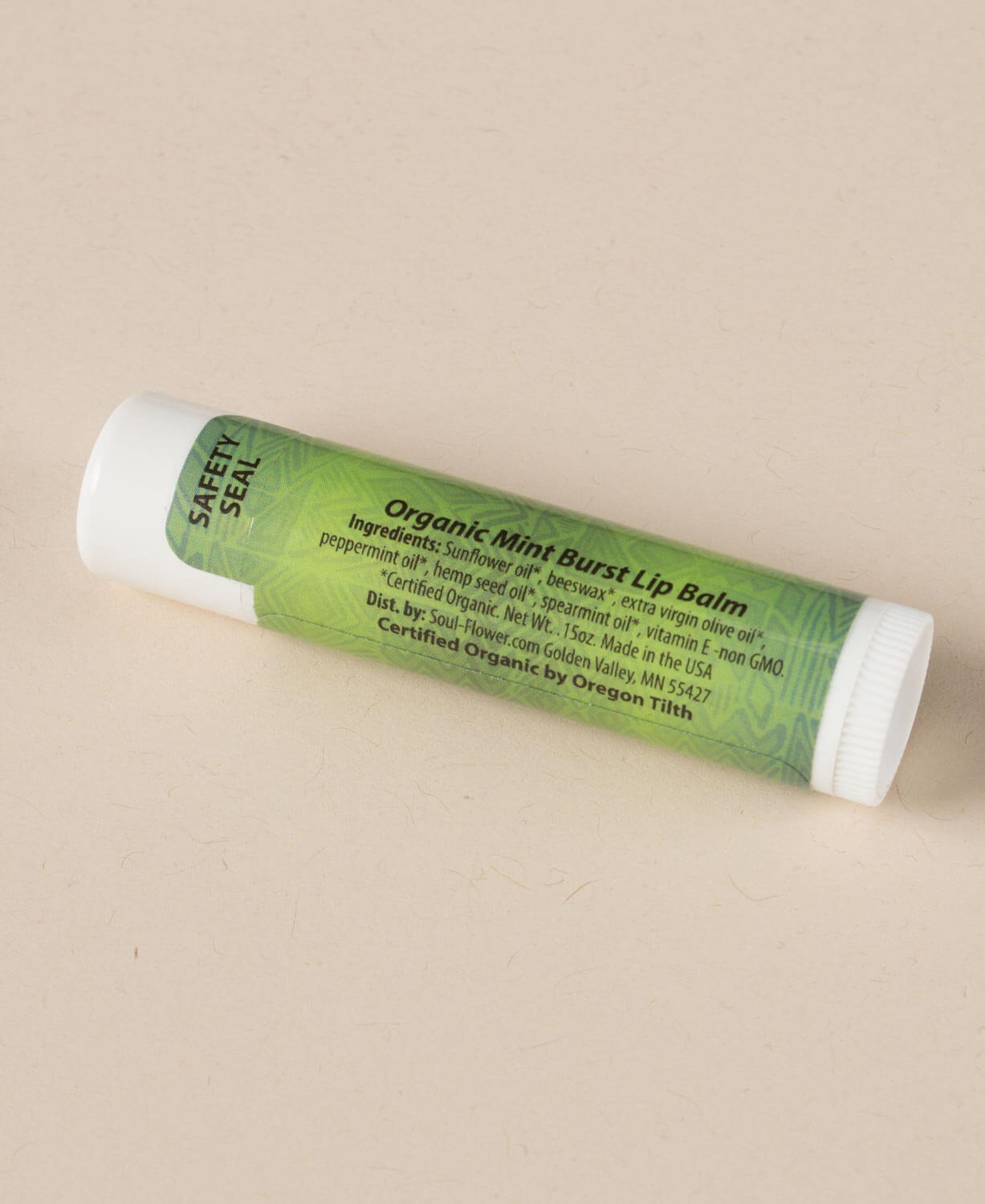 Soul Flower Organic Hemp Lip Balm - Hemp Lip Balm | Spearmint Chap Stick | Soul Flower