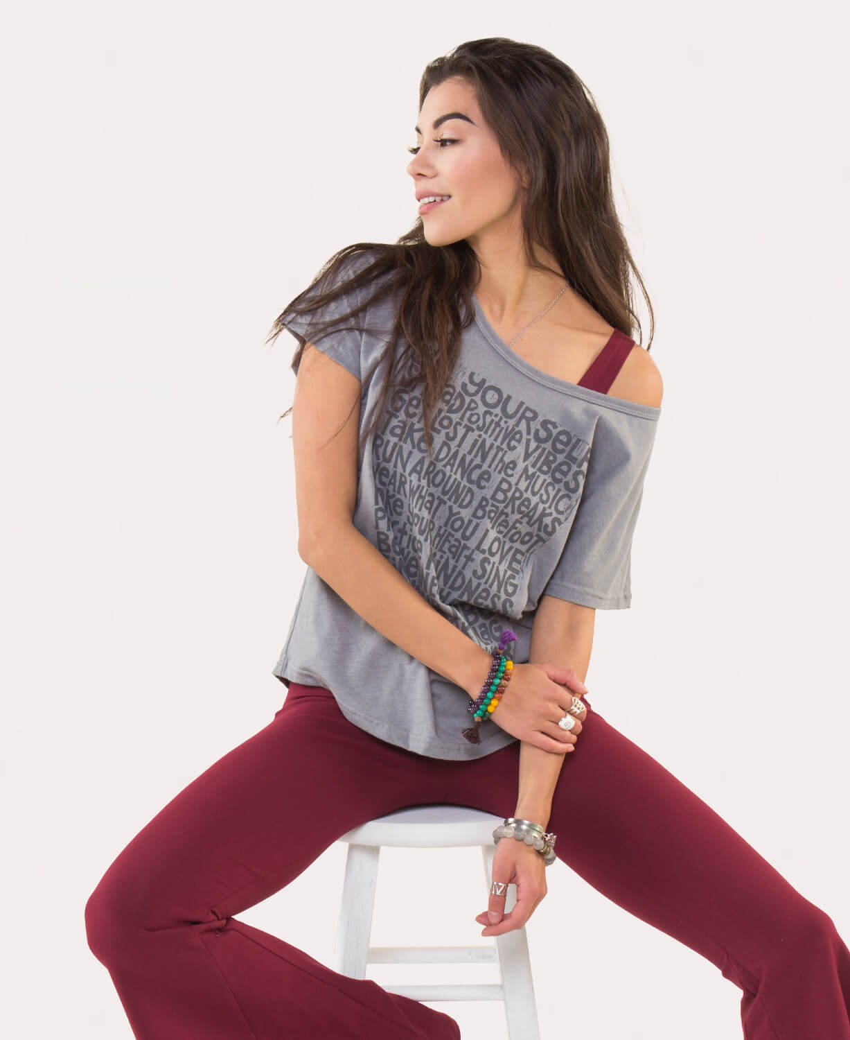 Soul Flower Manifesto Slouch Top Women