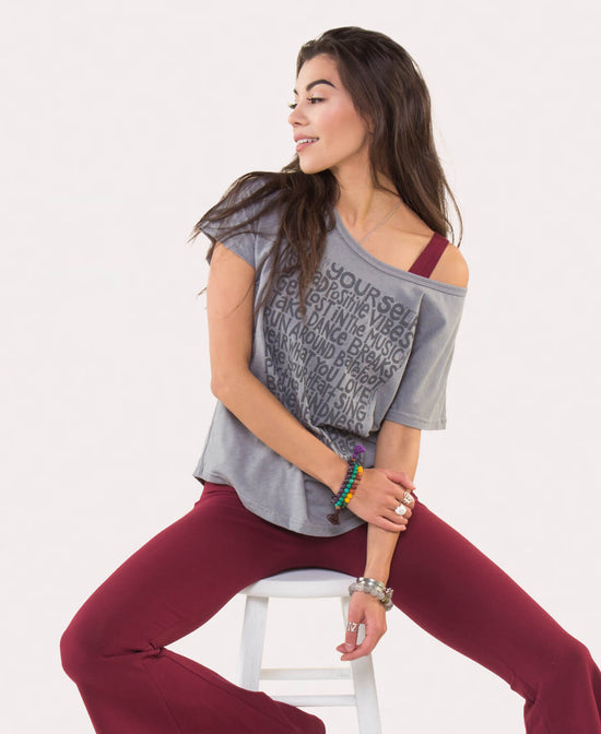 Soul Flower Manifesto Slouch Top - Be Yourself TShirt | Manifesto Slouch Tee | Soul Flower Women