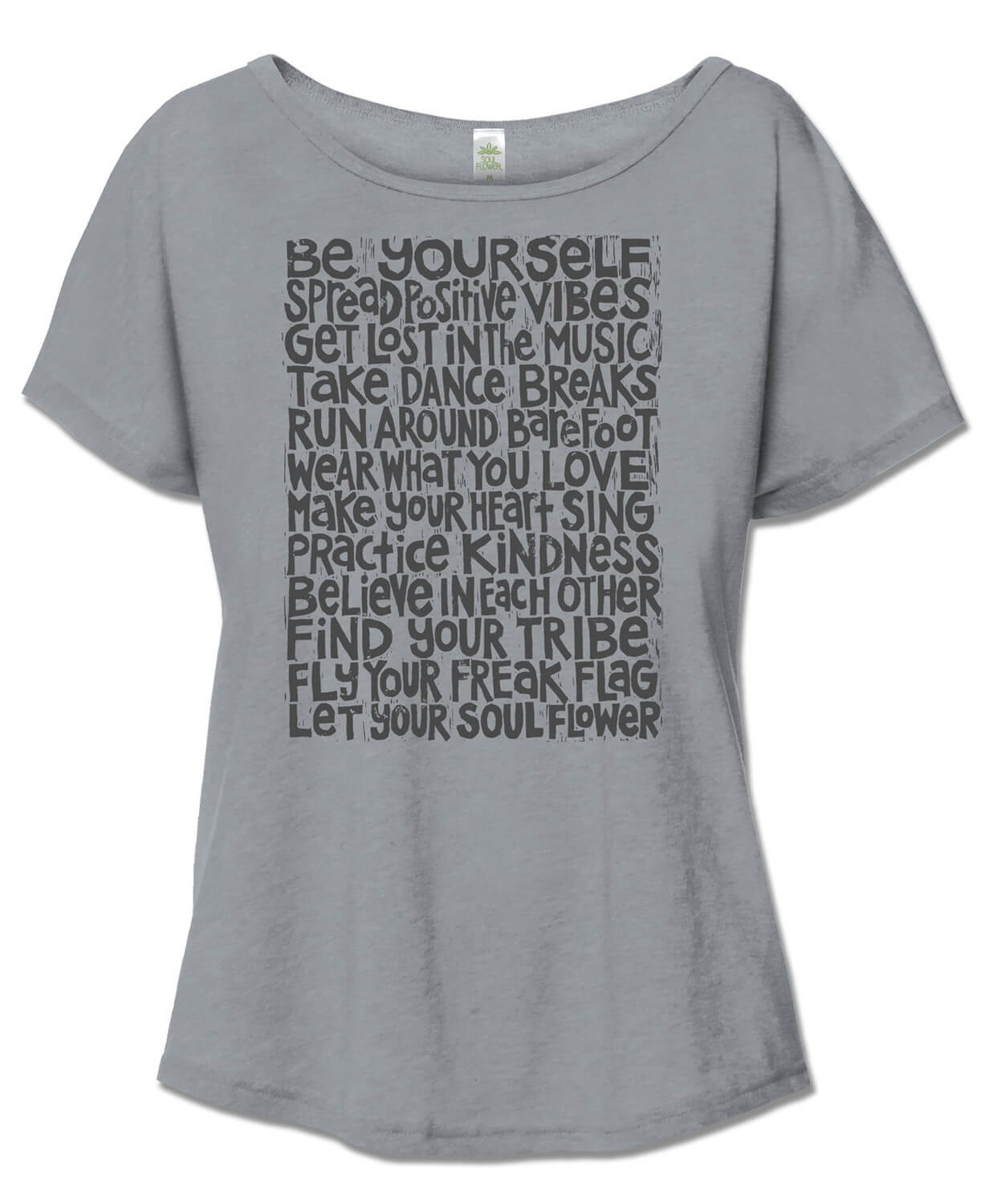 Soul Flower Manifesto Slouch Top