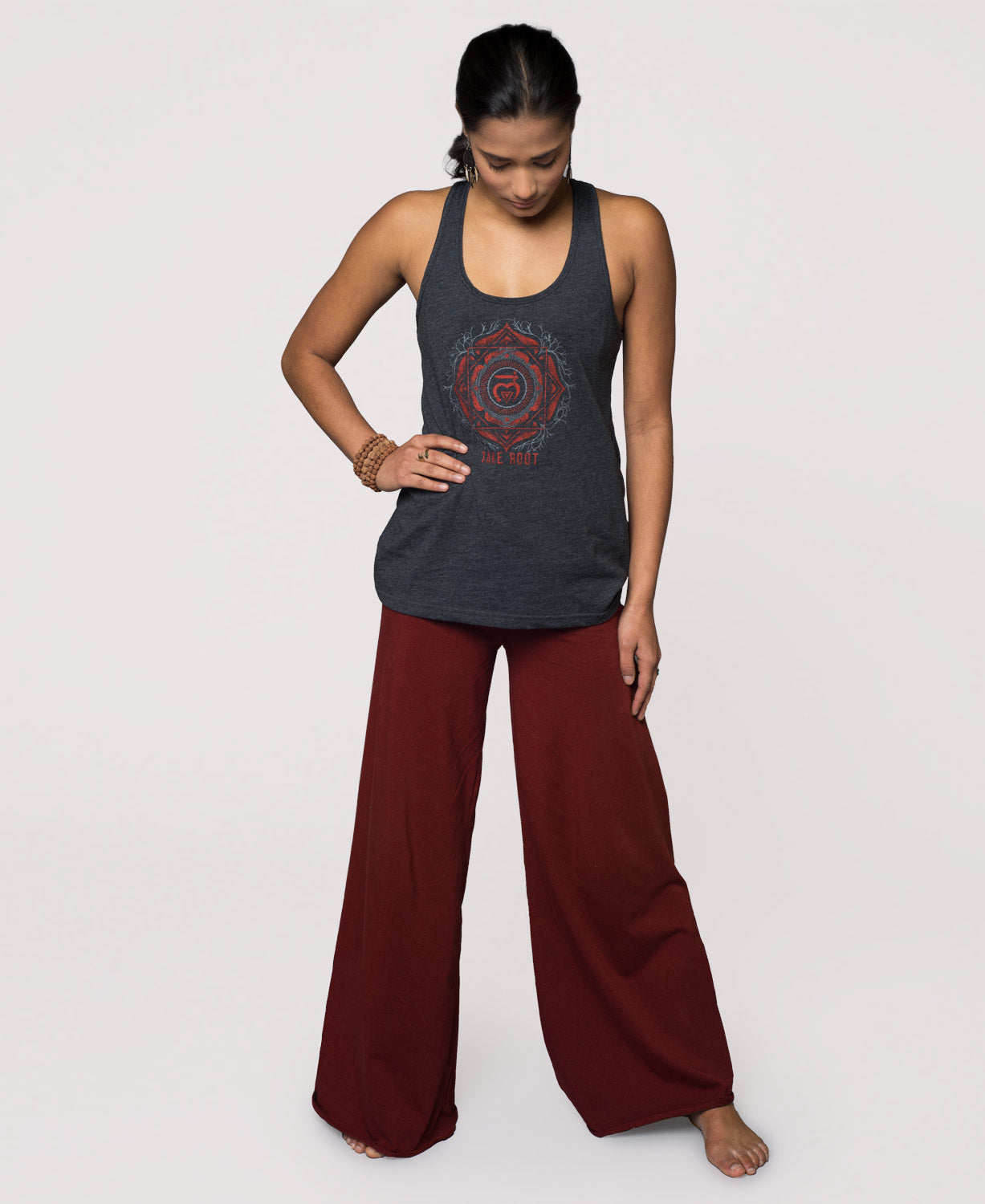 Take Root Chakra Recycled Racerback Tank Women