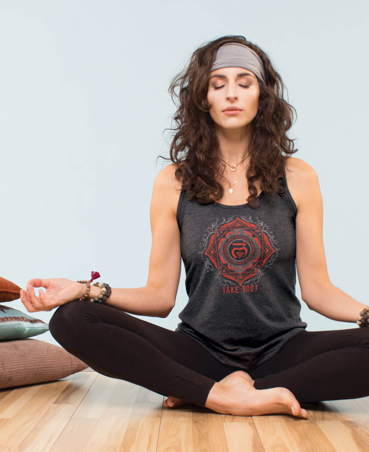 Take Root Chakra Recycled Racerback Tank Women