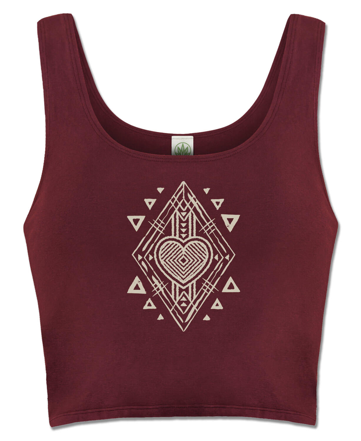 Love Warrior Organic Cropped Tank