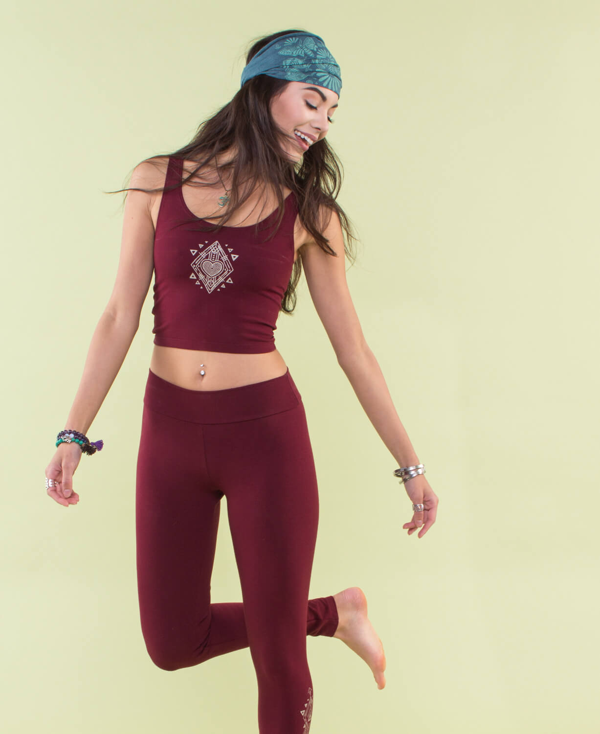 Love Warrior Organic Cropped Tank Women