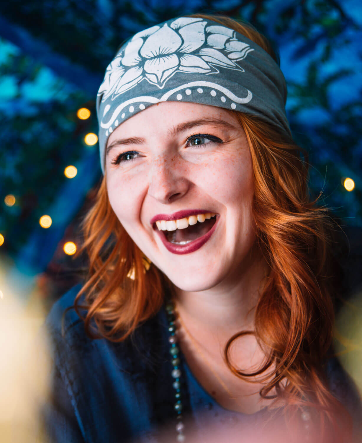 Lotus Boho Headband Women