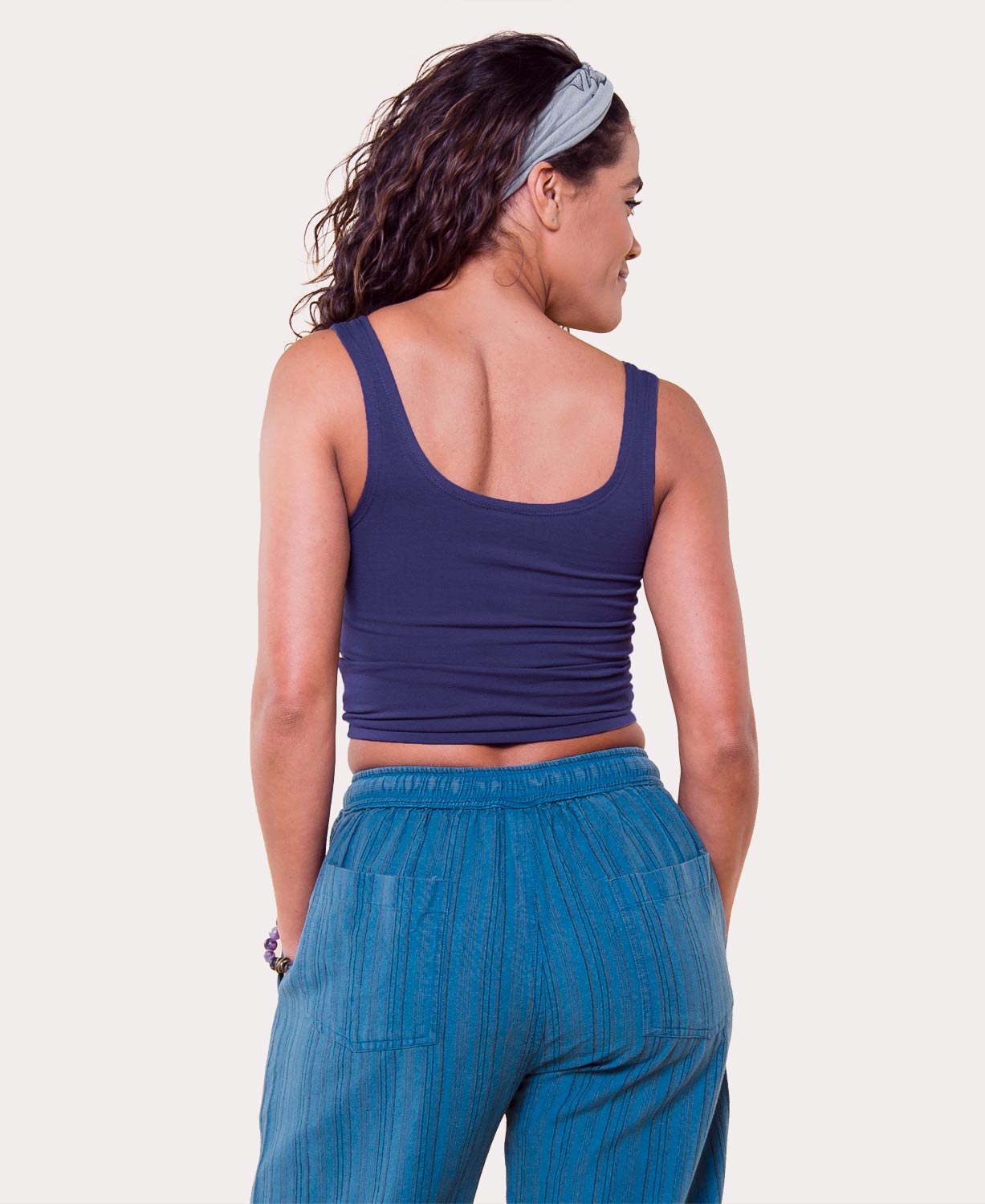 Yin Yang Cropped Tank Top Women